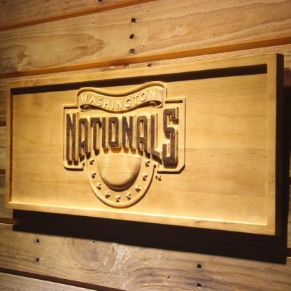 Washington Nationals Wood Sign - Legacy Edition neon sign LED