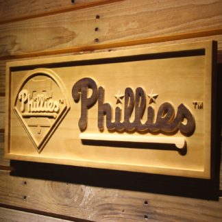 Philadelphia Phillies Wood Sign neon sign LED