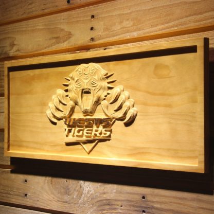 Wests Tigers Wood Sign neon sign LED