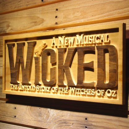 Wicked The Musical Wood Sign neon sign LED