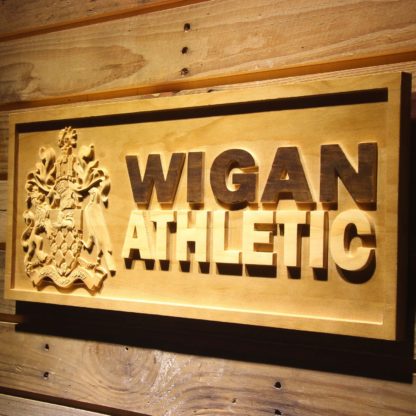 Wigan Athletic FC Wood Sign - Legacy Edition neon sign LED