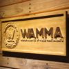 World Alliance of Mixed Martial Arts WAMMA Wood Sign