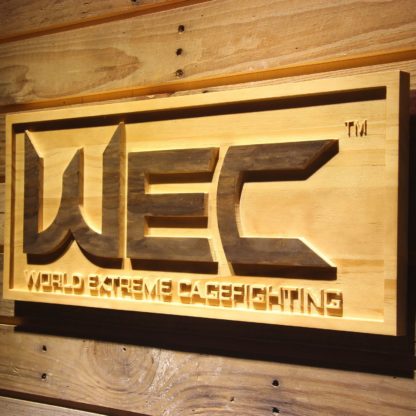 World Extreme Cagefighting Wood Sign neon sign LED
