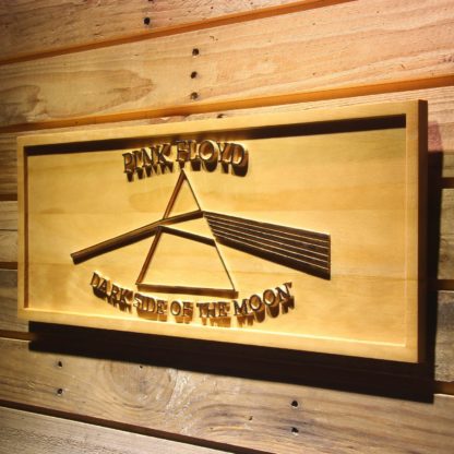 Pink Floyd Dark Side of the Moon Triangle Wood Sign neon sign LED