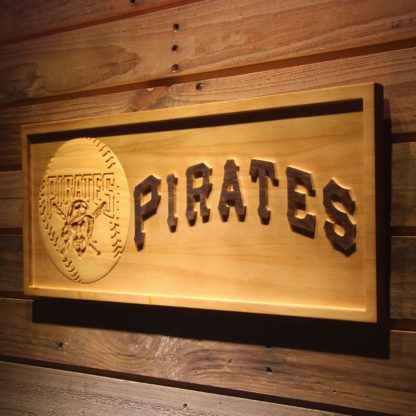 Pittsburgh Pirates Baseball Wood Sign - Legacy Edition neon sign LED