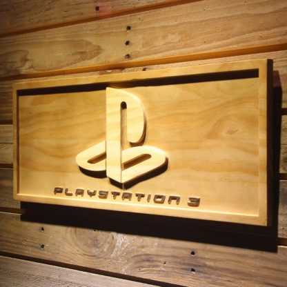 PlayStation PS3 Wood Sign neon sign LED