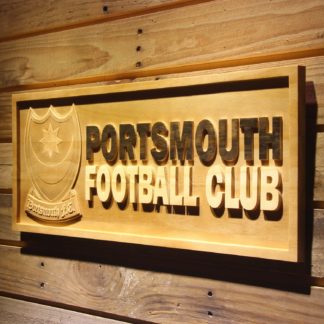 Portsmouth Football Club Wood Sign - Legacy Edition neon sign LED