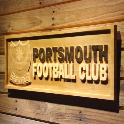 Portsmouth Football Club Wood Sign - Legacy Edition neon sign LED