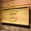 San Diego Chargers 1963 Helmet Logo Wood Sign - Legacy Edition