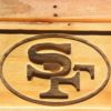 San Francisco 49ers 1968-1995 Logo Wood Sign - Legacy Edition