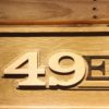 San Francisco 49ers Text Wood Sign