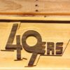 San Francisco 49ers Unused 1991 Logo Wood Sign - Legacy Edition