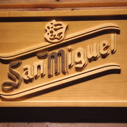 San Miguel Wood Sign neon sign LED