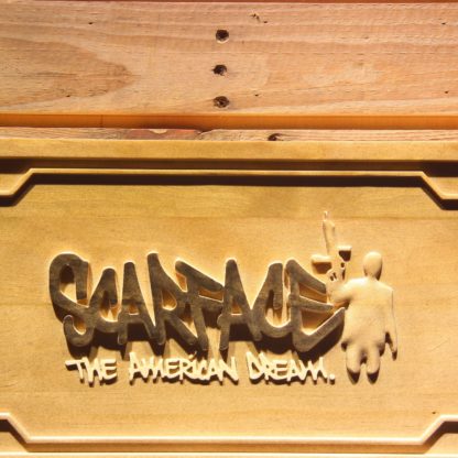 Scarface The American Dream Wood Sign neon sign LED
