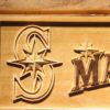 Seattle Mariners 2 Wood Sign