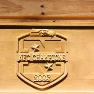 Seattle Seahawks 2005 NFC Champion Wood Sign - Legacy Edition neon sign LED