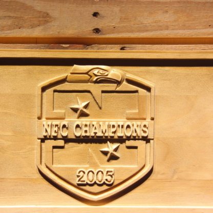 Seattle Seahawks 2005 NFC Champion Wood Sign - Legacy Edition neon sign LED