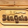Seattle Seahawks Seattle SeaGals Wood Sign - Legacy Edition