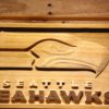 Seattle Seahawks Wood Sign