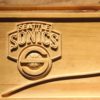 Seattle Sonics Split Wood Sign - Legacy Edition