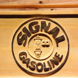 Signal Gasoline Wood Sign neon sign LED