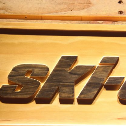 Ski Doo Snowmobiles Wood Sign neon sign LED