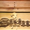 Skin Industries Standing Woman Wood Sign