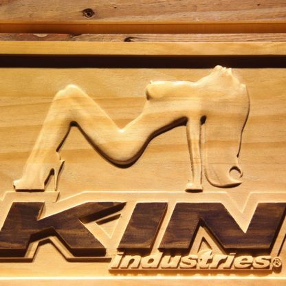 Skin Industries Woman`s Silhouette Wood Sign neon sign LED