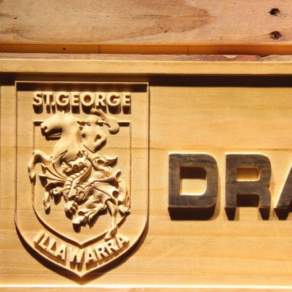 St. George Illawarra Dragons Wood Sign neon sign LED