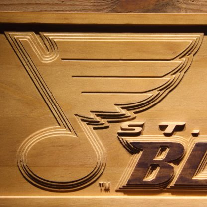 St. Louis Blues Wood Sign neon sign LED