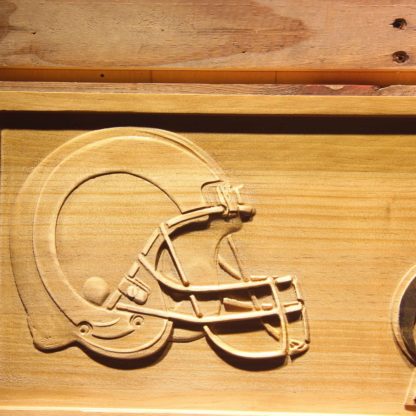 St Louis Rams Helmet Wood Sign - Legacy Edition neon sign LED