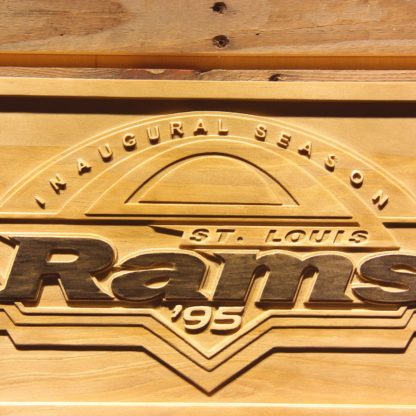St Louis Rams St. Louis Rams 1995 Inaugural Season Wood Sign - Legacy Edition neon sign LED