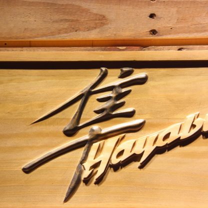 Suzuki Hayabusa Wood Sign neon sign LED