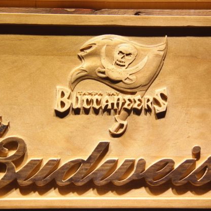 Tampa Bay Buccaneers Budweiser Wood Sign neon sign LED