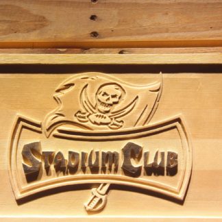 Tampa Bay Buccaneers Stadium Club Wood Sign - Legacy Edition neon sign LED