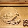 Philadelphia Eagles Coors Light Helmet Wood Sign