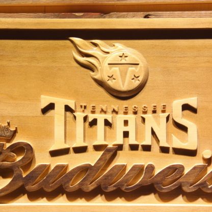 Tennessee Titans Budweiser Wood Sign neon sign LED