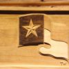Texas Rangers Flag Wood Sign