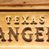 Texas Rangers Text Wood Sign