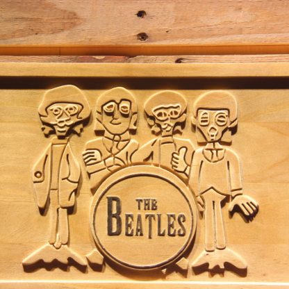 The Beatles Drum Wood Sign neon sign LED