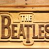 The Beatles Wood Sign