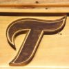 Toronto Blue Jays 2007-2011 T Logo Wood Sign - Legacy Edition