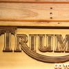 Triumph Go Your Own Way Wood Sign