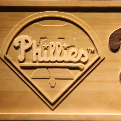 Philadelphia Phillies Wood Sign neon sign LED