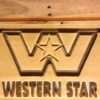 Western Star Wood Sign