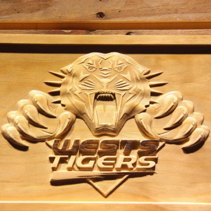 Wests Tigers Wood Sign neon sign LED