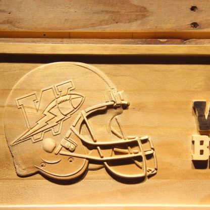 Winnipeg Blue Bombers Helmet Wood Sign - Legacy Edition neon sign LED