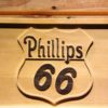 Phillips 66 Gasoline Wood Sign