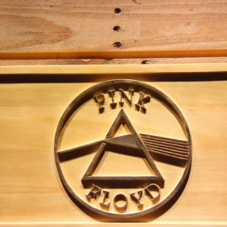 Pink Floyd Dark Side of the Moon Circle Wood Sign neon sign LED