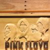 Pink Floyd Faces Wood Sign
